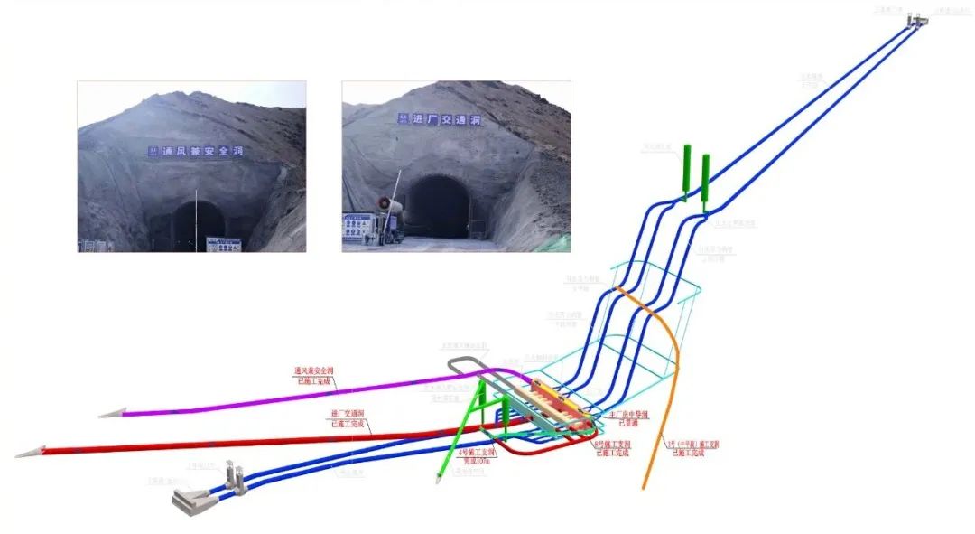 青海南山口抽水蓄能电站地下厂房首层通风洞顺利贯通
