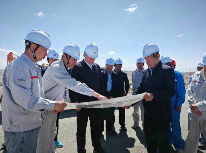 甘肃省玉门市委副书记、市长李应伟到甘肃酒泉300MW压缩空气储能电站示范工程调研