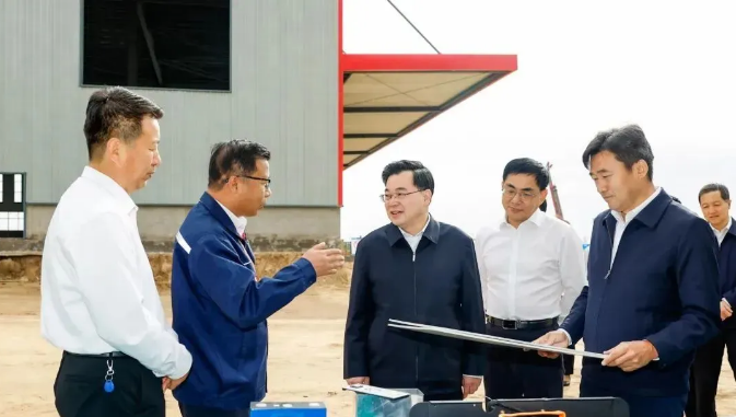 甘肃省委书记、省人大常委会主任胡昌升莅临银高储能视察调研