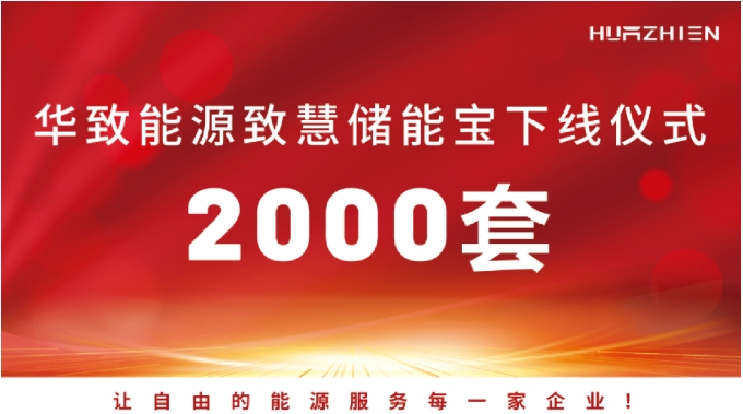 2000套致慧储能宝正式下线 | 华致隆重举办客户答谢活动