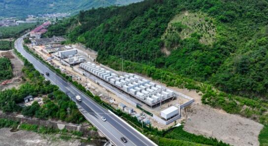 110千伏电网侧储能电站在浙江杭州临安太湖源镇投运