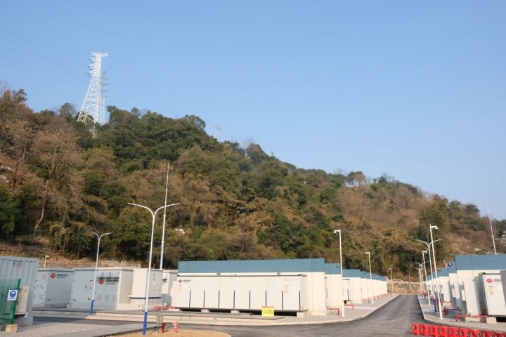 浙江省首个电网侧百兆瓦级大容量电化学储能电站建成投产