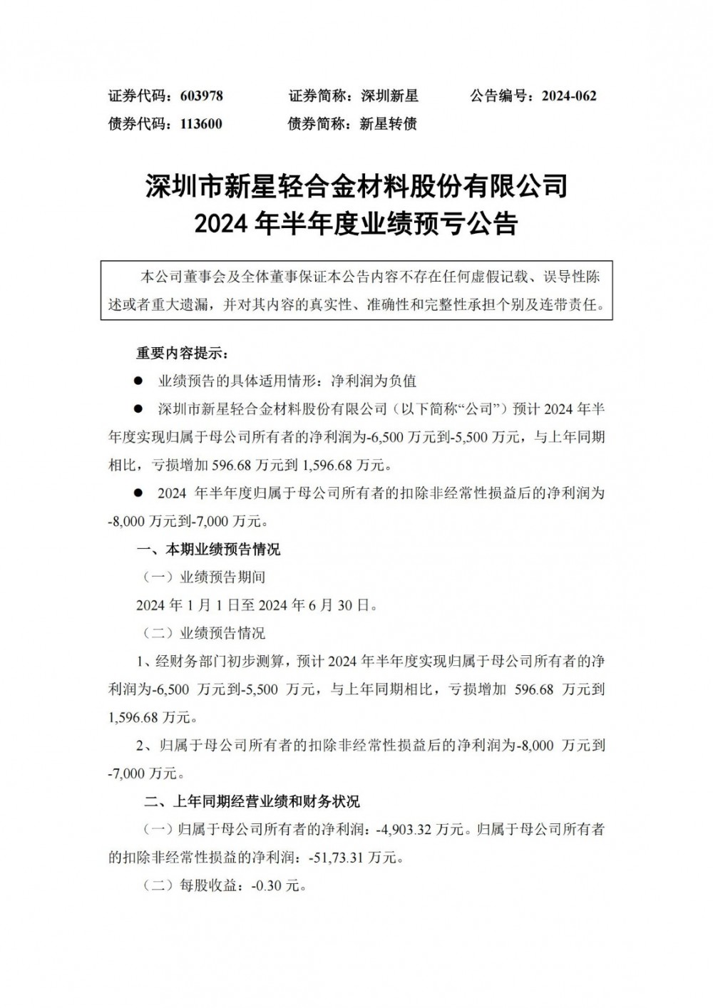 六氟磷酸锂受产品价格持续走低！2024年上半年深圳新星预计亏损5500万元-65