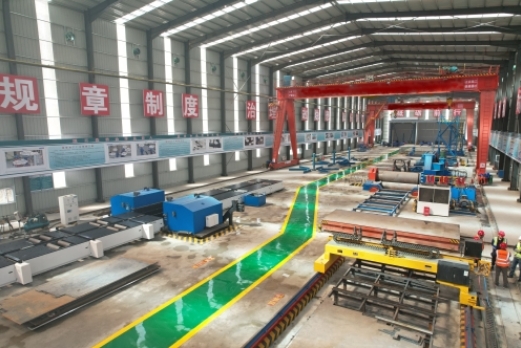 东疆首座抽水蓄能电站钢管厂正式投产