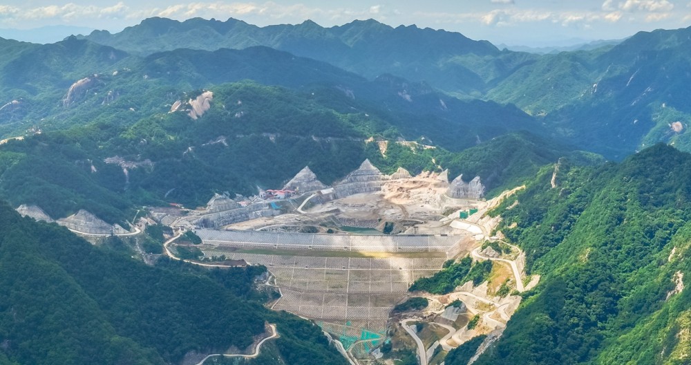 河南洛宁抽蓄电站启动下闸蓄水