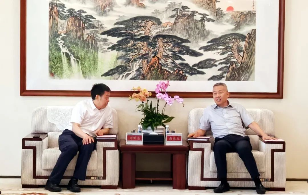 就压缩空气储能项目达成共识！万明忠与山东发展集团党委书记、董事长高长生会谈