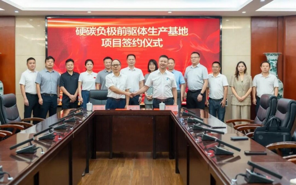 钠能时代硬炭负极材料前驱体产业化基地项目落户湖南桃江