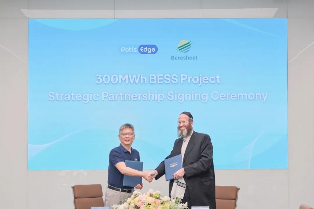 精控能源与以色列Beresheet达成战略合作 共拓300MWh海外储能新蓝图