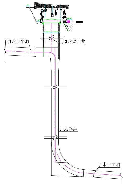 松阳抽蓄引水竖井掘进机安装完成