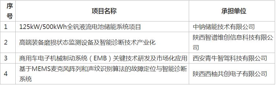 全钒液流电池储能系统项目入选！陕西西安2025年科技成果转化“先投后股”项目公示