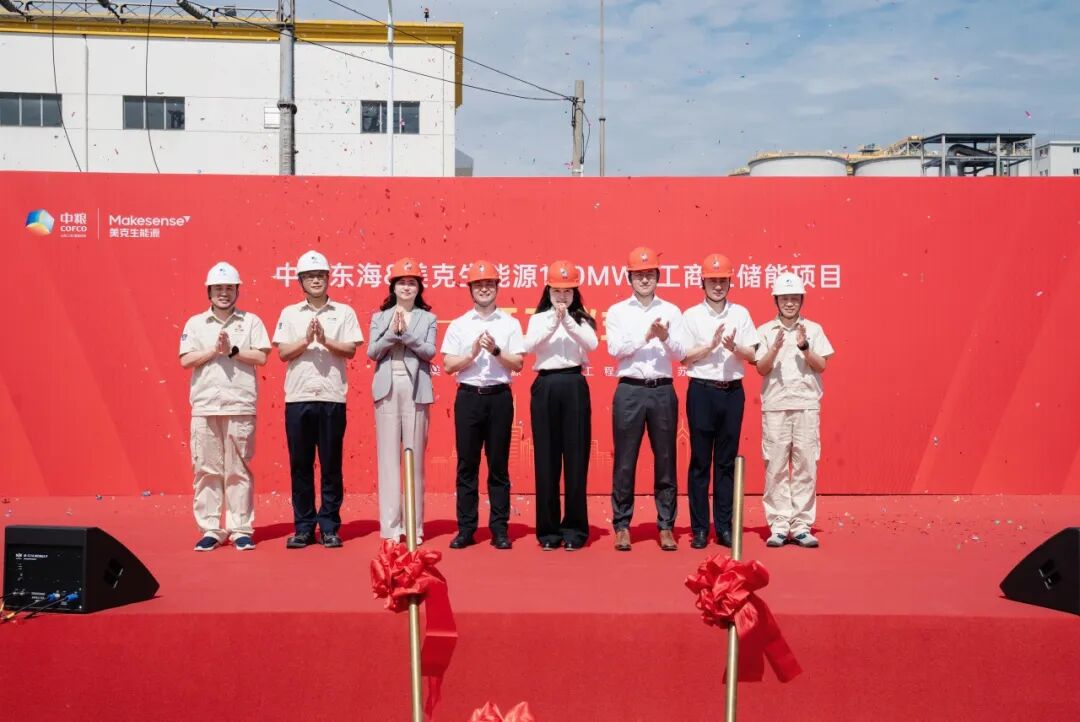 美克生能源&amp;中粮东海100MWh储能项目正式开工
