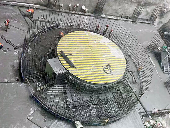 国网新源山东泰安二期抽蓄电站2号机组蜗壳层混凝土浇筑完成