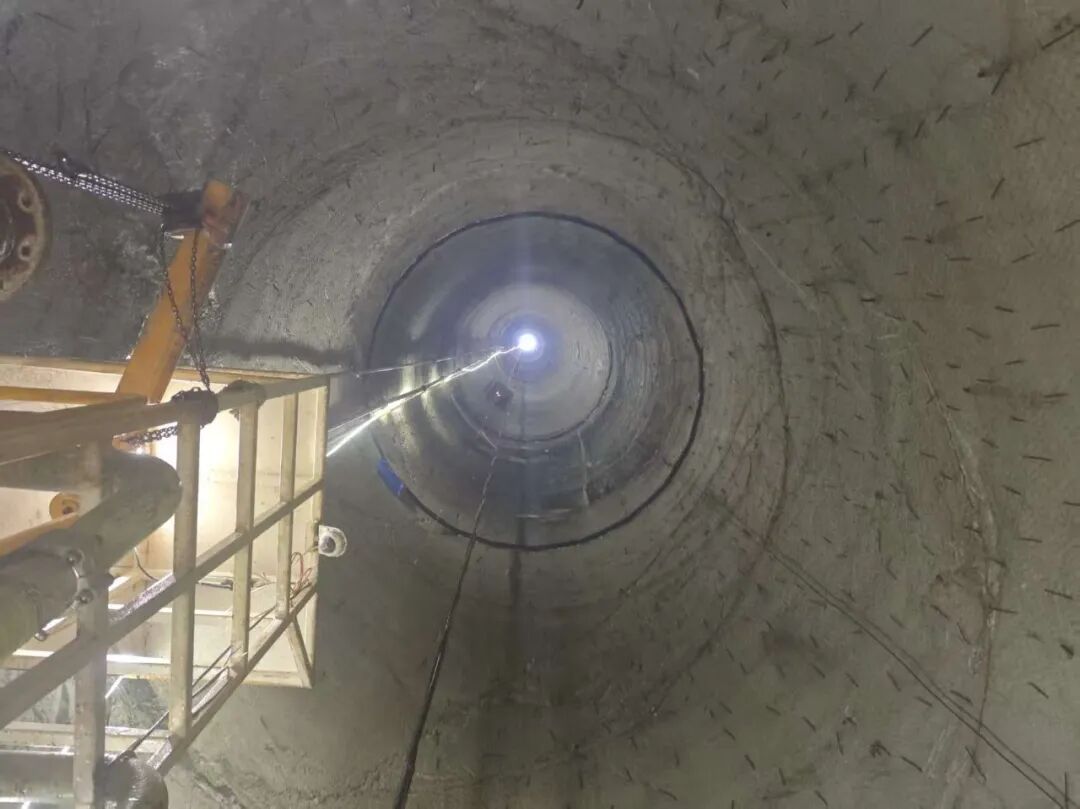 浙江松阳抽蓄电站1号竖井全线贯通